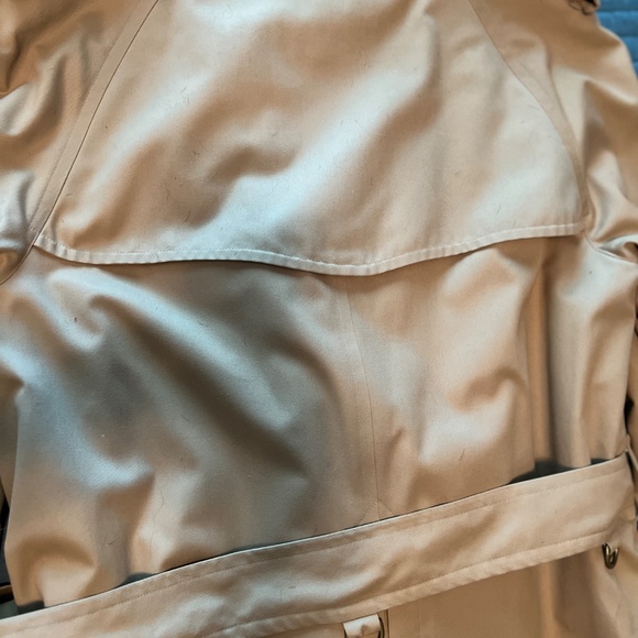 Mens Burberrys Trench Coat Size 36L Nova Check Wool Lining - Picture 15 of 16